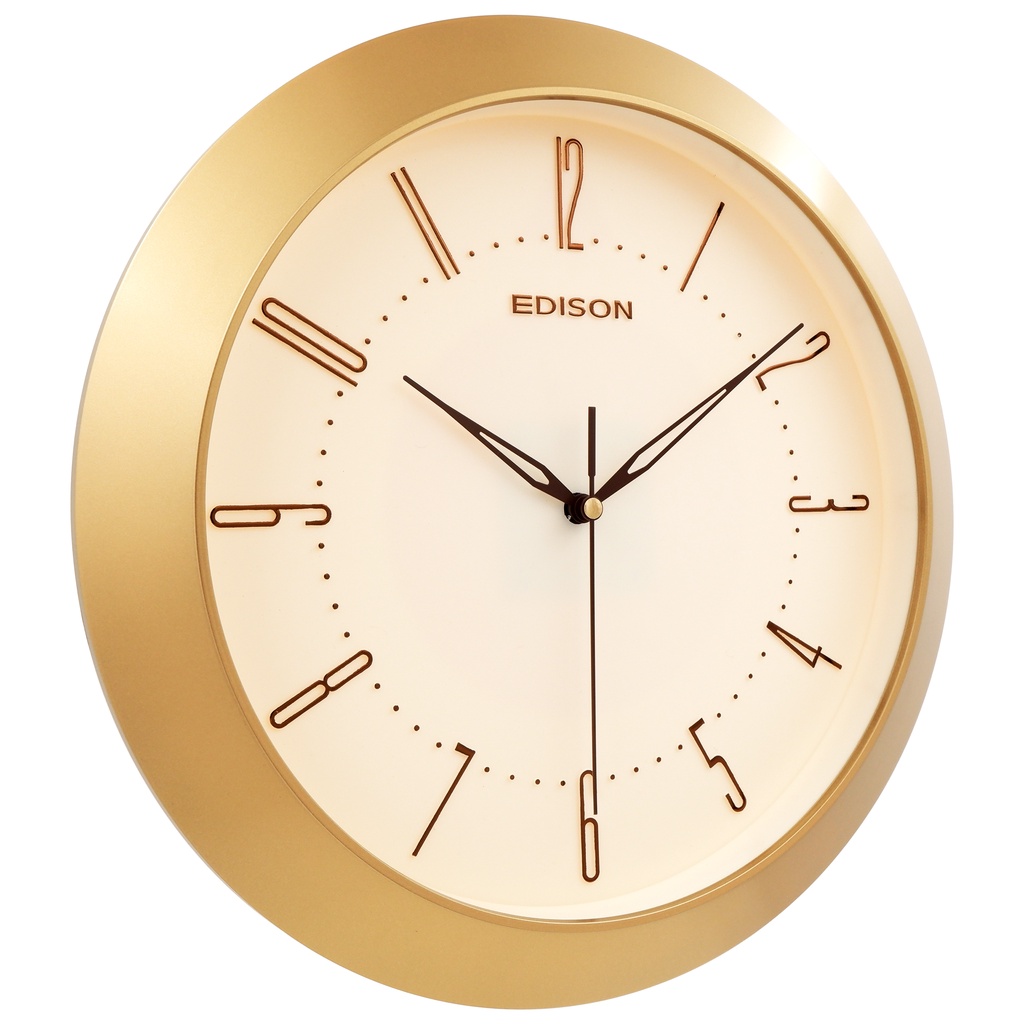 Jual Jam Dinding Edison Sweep ES 327 T66 Timbul Diameter 320mm 32cm ...