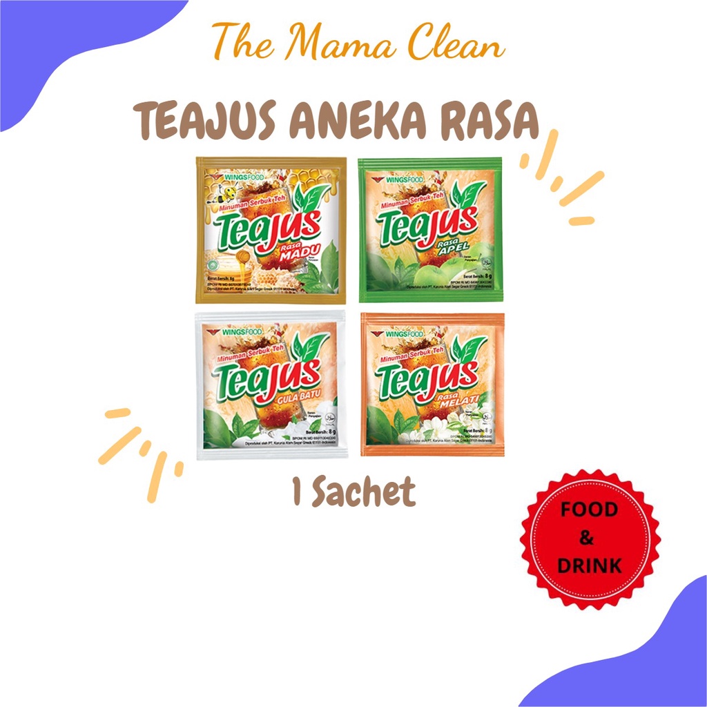 Jual MINUMAN BUBUK TEA JUS ANEKA RASA 1 SACHET | Shopee Indonesia