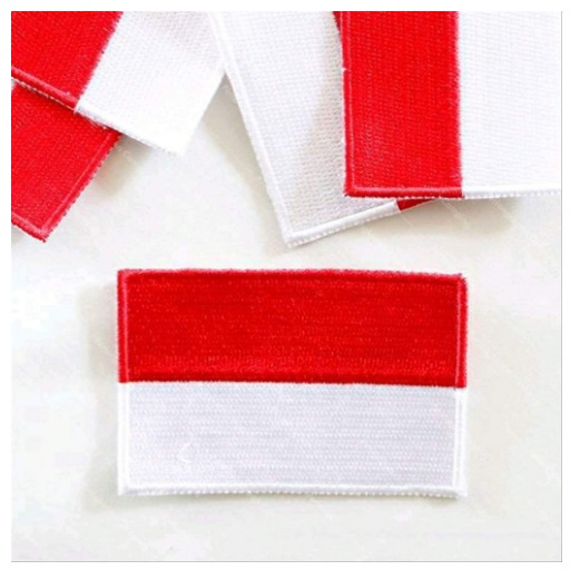 Jual EMBLEM BORDIR BENDERA MERAH PUTIH | Shopee Indonesia