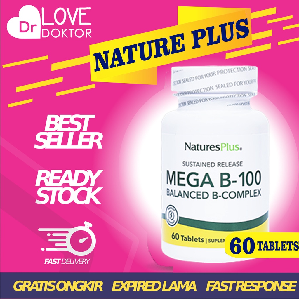 Jual NATURE'S PLUS MEGA B-100 NATURES NATURE VITAMIN OTAK SARAF COMPLEX ...