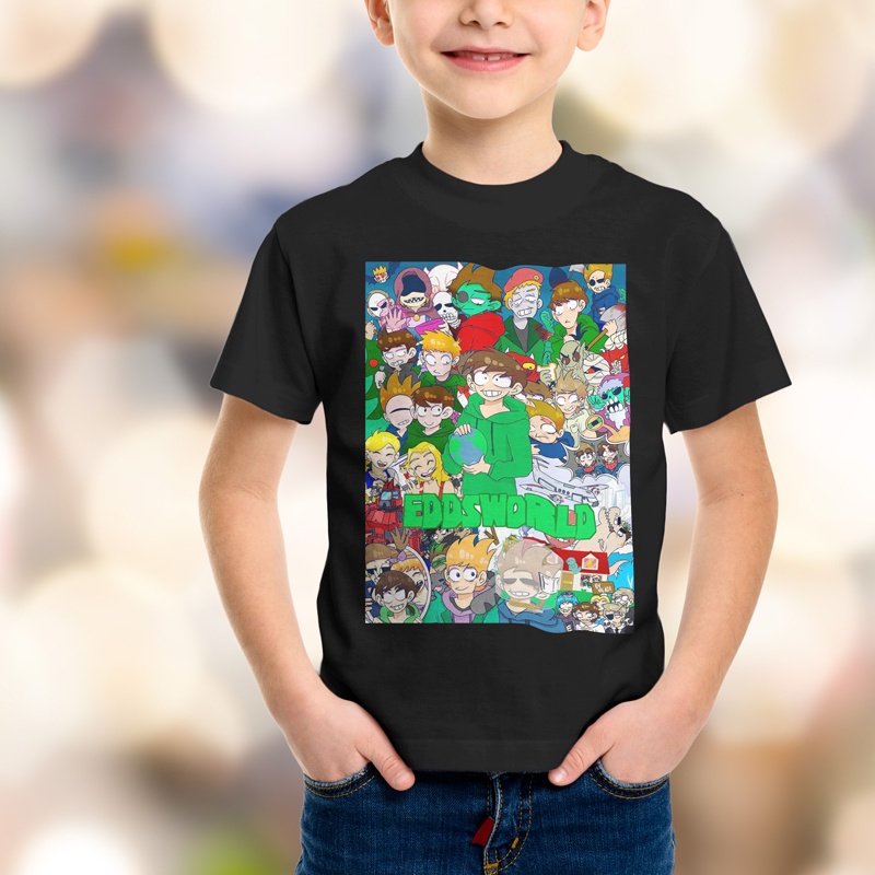 Jual Kaos Anak Eddsworld Tshirt Unisex Kids T-SHIRT Umur 1 sd 12 Tahun ...