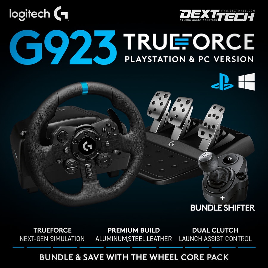 Jual Logitech G923 TRUEFORCE Racing Wheel for PS4-PS5-PC | Shopee Indonesia