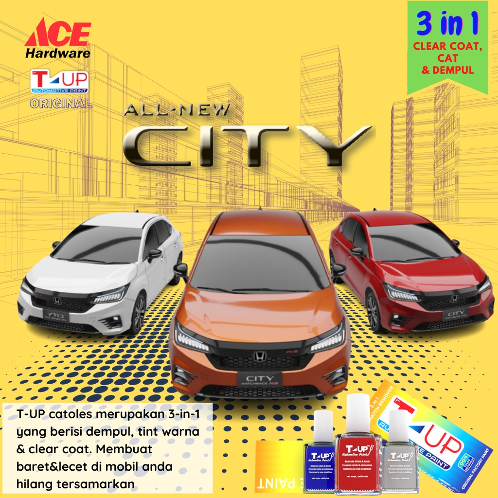 Jual Cat Oles T UP Khusus Honda CITY Ori Warna Pabrikan Honda Japan