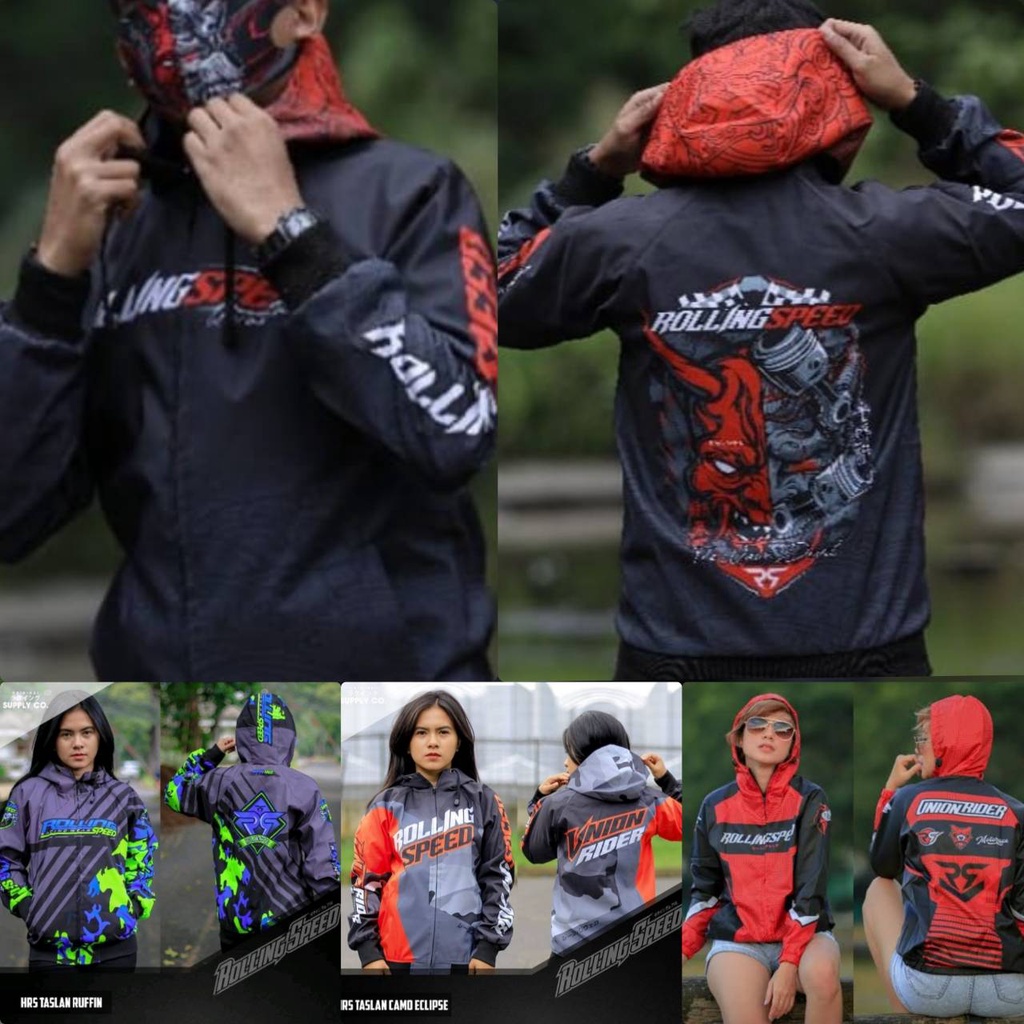 Jual Jaket Rolling Speed/Rolling Speed Terbaru M sampai XXL | Shopee ...
