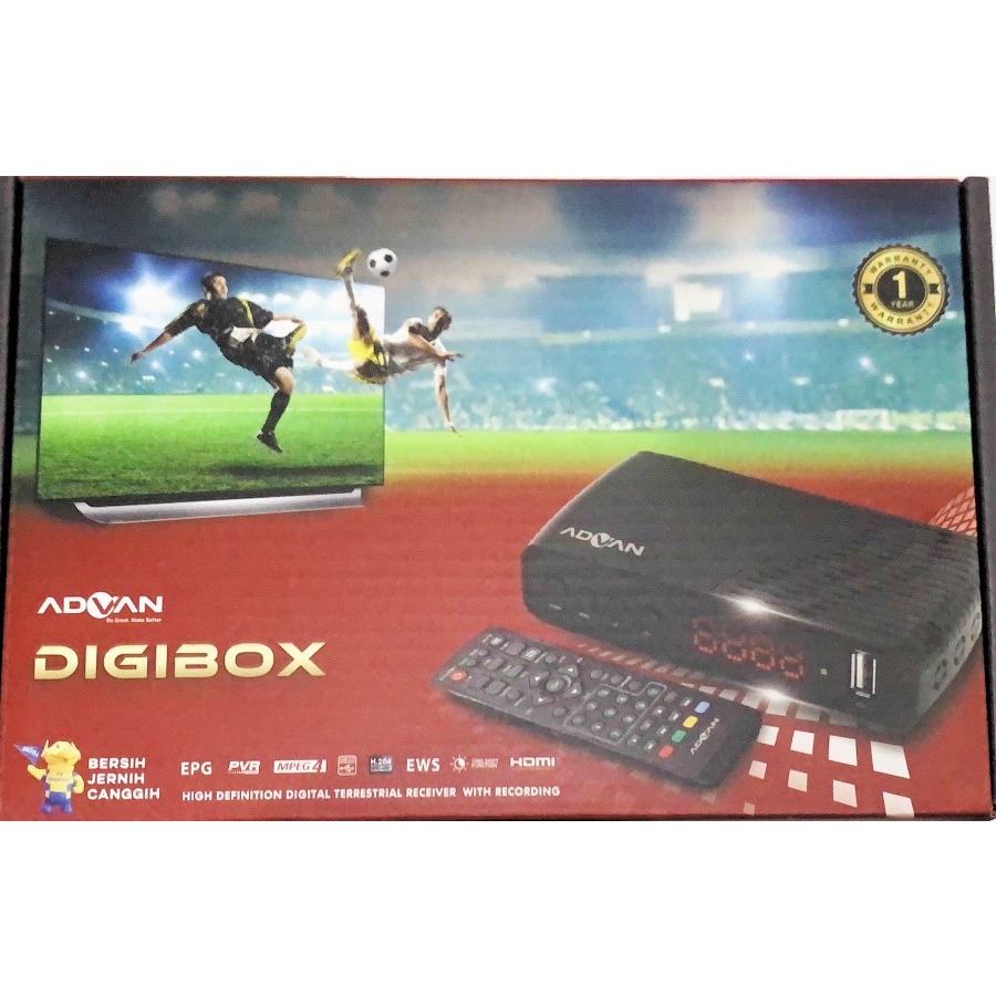 Jual Set Top Box STB TV Digital Advan Digibox | Shopee Indonesia