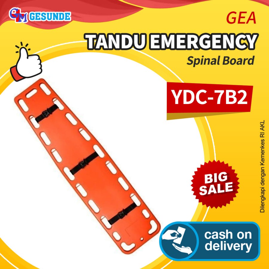 Jual CPR Board Long Spinal Board GEA YDC7B2/Tandu Emergency ABS Long