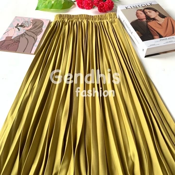 Rok Plisket 7 8 Rok Panjang Sebetis Premium Allsize