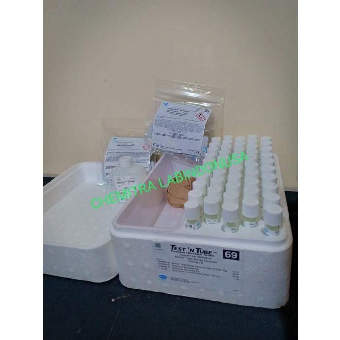 Jual HACH 2606945 NITROGEN AMMONIA REAGENT SET HR, TNT, AMVER ...