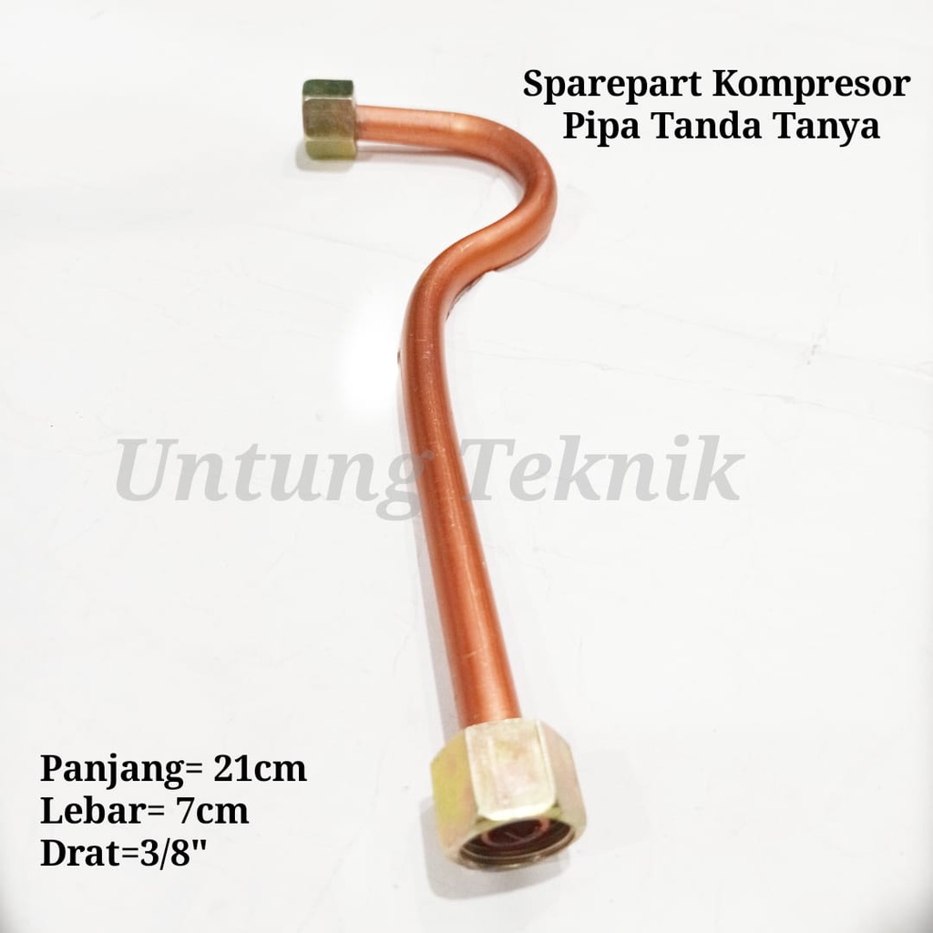 Jual Selang Pipa Discharge Kompresor 1/4 Selang Kompresor Model Tanda ...