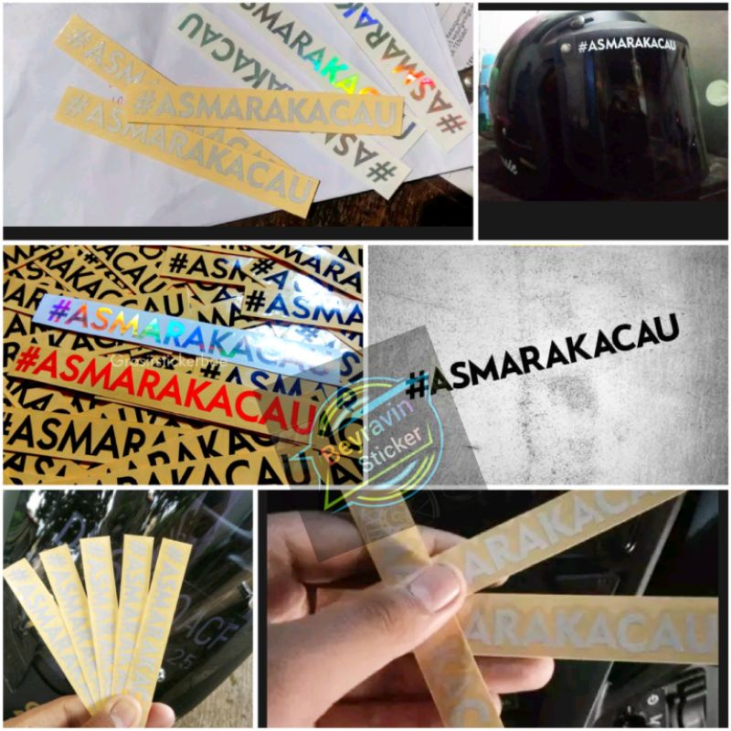 Jual STICKER ASMARAKACAU STICKER ASMARA KACAU CUTTING | Shopee Indonesia