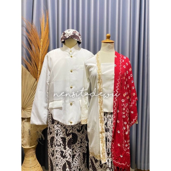 Jual [1 Set] Baju Prewed Instan / Baju Couple Adat Jawa Jogja, Nuansa