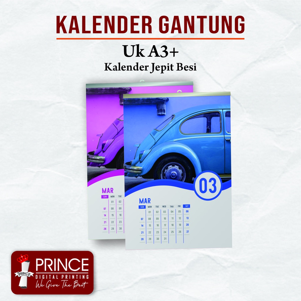 Jual Kalender Gantung, Hanging Kalendar, Poster Kalender, Kalender 