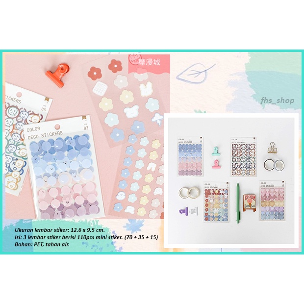 Jual 110Pcs Stiker Aesthetic Buku Diary Sticker Aesthetic Scrapbook ...