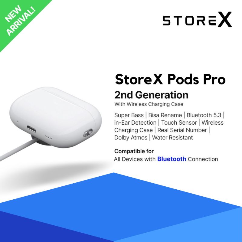 Jual StoreX Pods Pro (2nd Generation) Auto Pop up PERSIS ORI FINAL ...