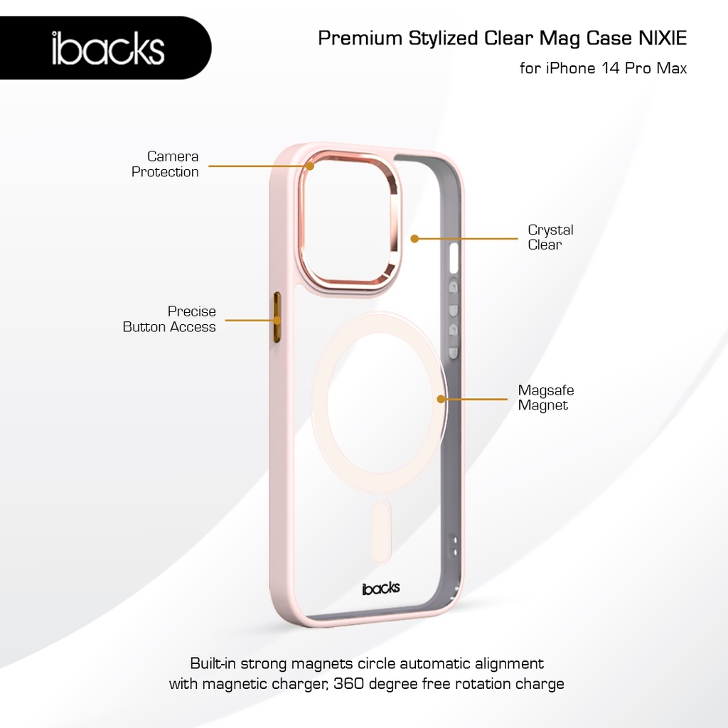 Jual Ibacks Nixie Case For iPhone 14 Series | Shopee Indonesia