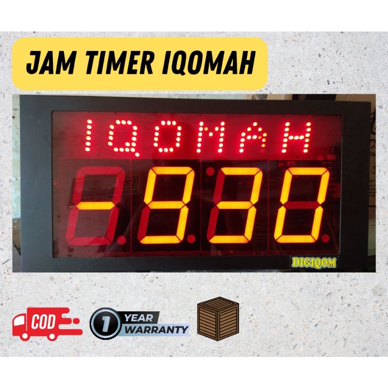 Jual Jam Timer Iqomah Digital Murah | Shopee Indonesia