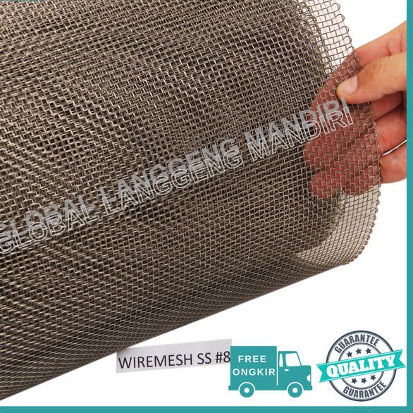Jual WIRE MESH 8 STAINLESS (304) 1MX1M / WIREMESH #8 AYAKAN STAINLESS ...