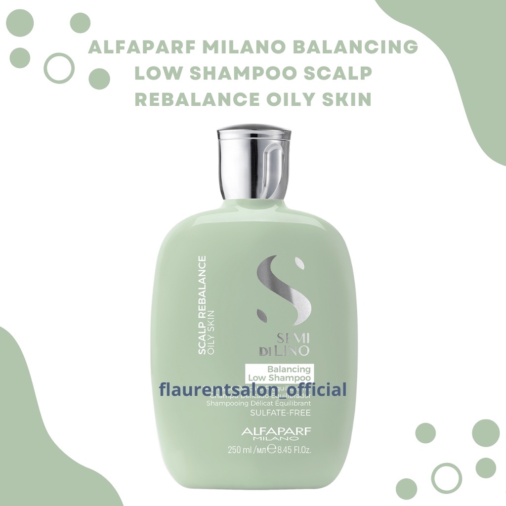Alfaparf Milano Semi Di Lino Scalp Rebalance Oily Skin Shampoo 250ml