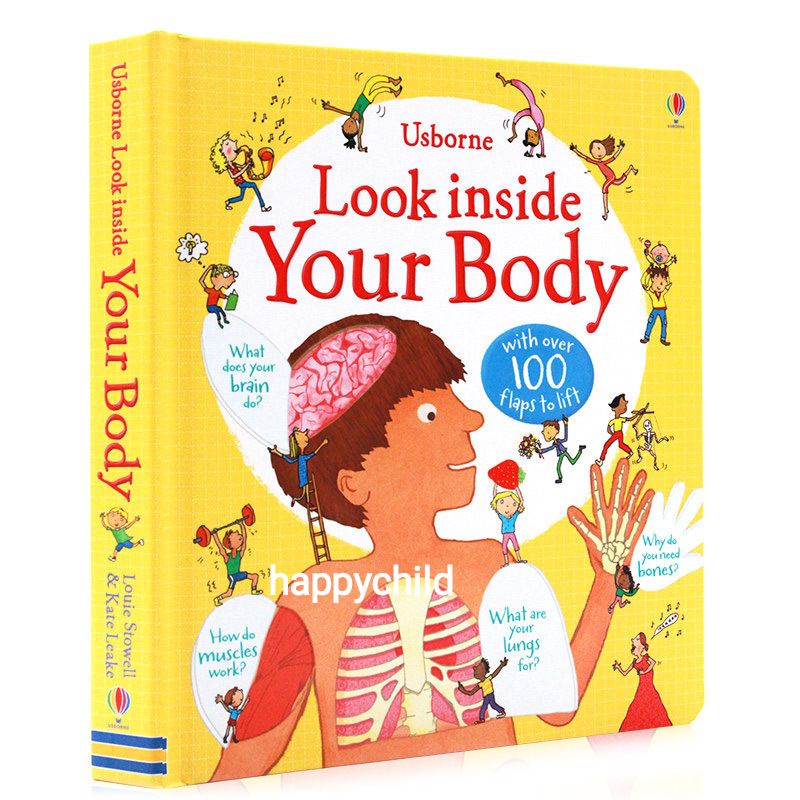 Jual Original Usborne Look inside your body lift the flap buku anak ...