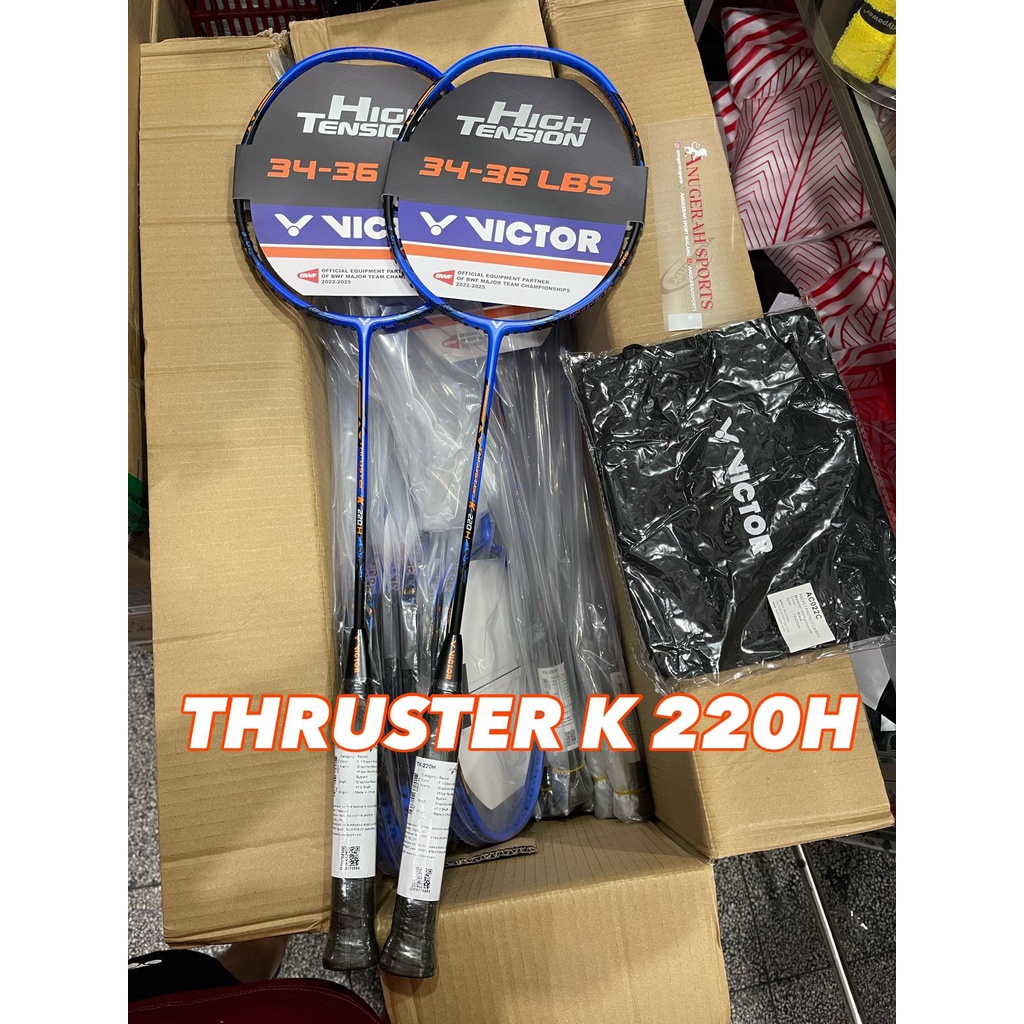 Jual Raket Badminton Victor THRUSTER K 220H / TK-220H ORIGINAL | Shopee ...