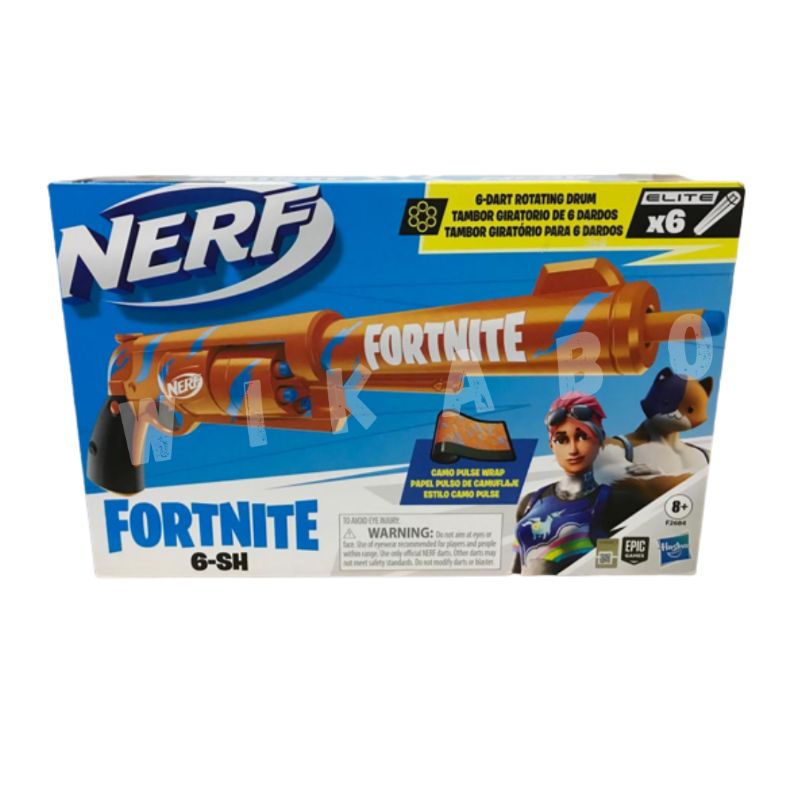 Jual NERF Fortnite 6SH Blaster GREY TRIGGER Shopee Indonesia