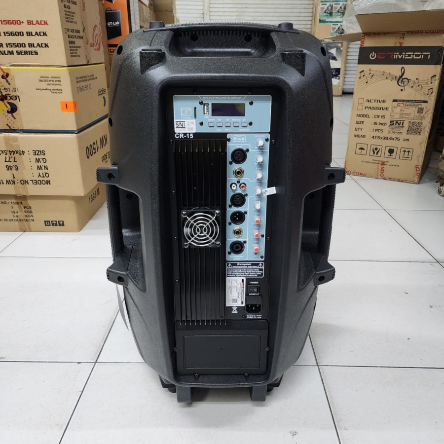 Jual Speaker Aktif Crimson Cr15 Soul 15 inch Original | Shopee Indonesia