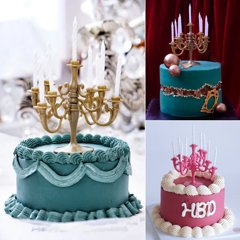 Jual Candle holder birthday chandelier / Cake topper / Lilin Chandelier