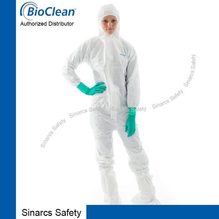 Jual Bioclean-D coverall with hood Sterile S-BDCHT Size L ( Harga per ...