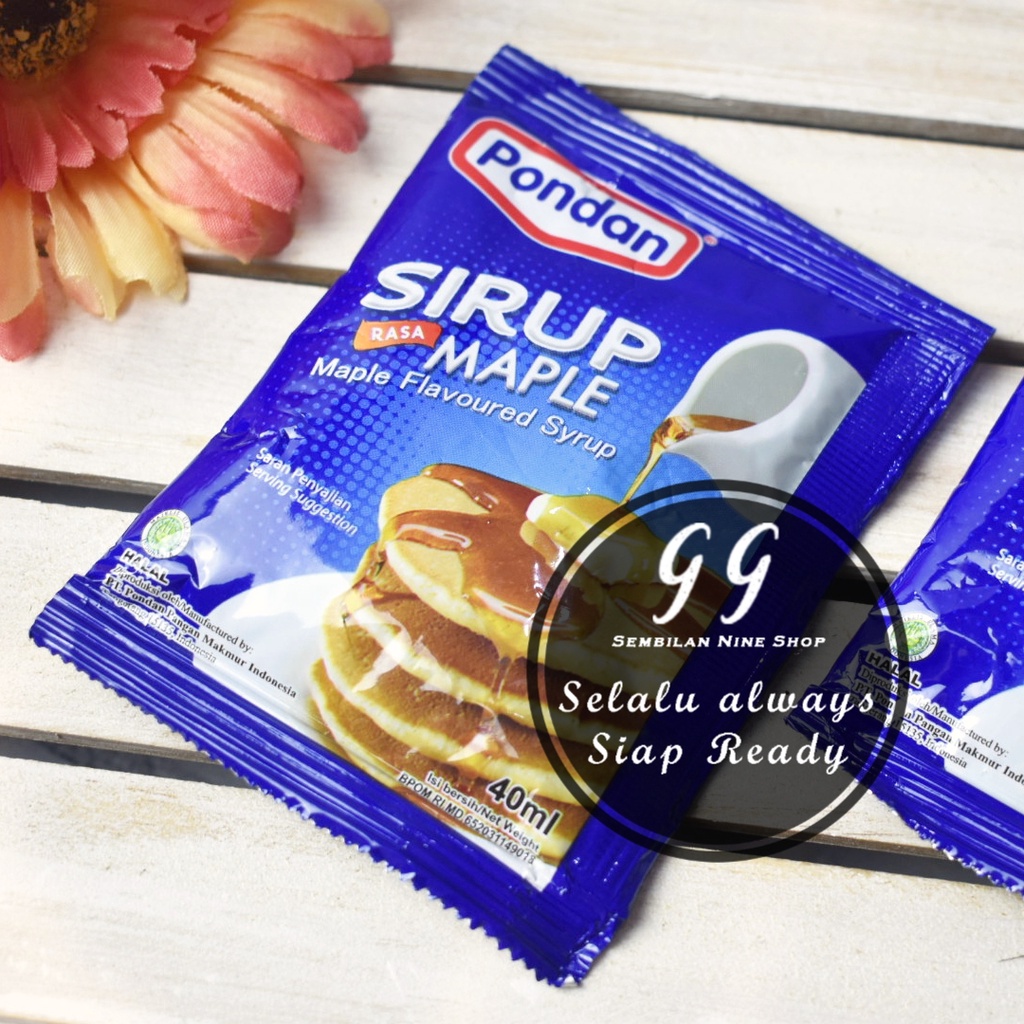 Jual Pondan Sirup Maple 40 Ml Syrup Pancake Pemanis Shopee Indonesia