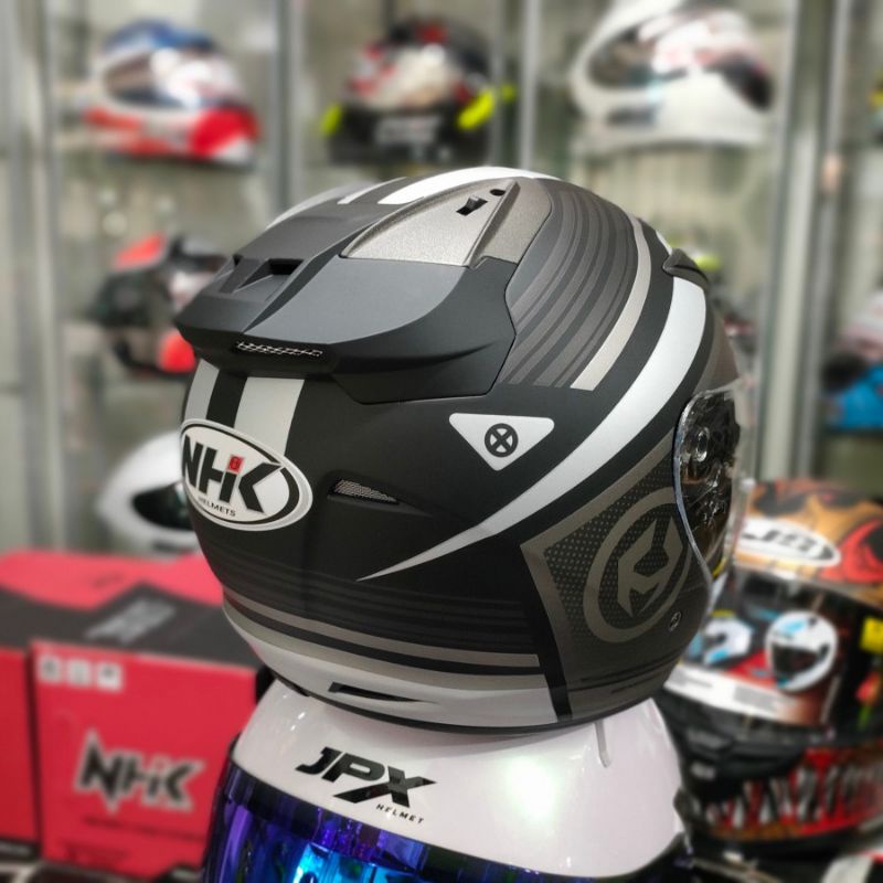 Jual NHK R1 ECTO BLACK SILVER DOFF | Shopee Indonesia