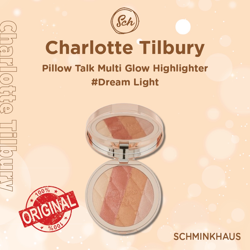 Jual CHARLOTTE TILBURY Pillow Talk Multi Glow Highlighter Dream Light Shopee Indonesia