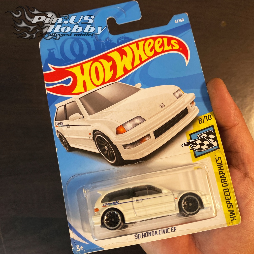 Jual HOTWHEELS 90 HONDA CIVIC EF GREDDY PUTIH / WHITE , ORIGINAL HOT ...