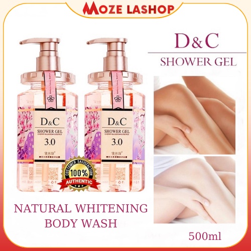 Jual D&C SHOWER GEL Korea Natural Whitening Body Wash Cherry Blossom