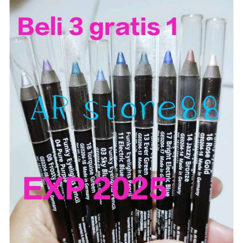 Jual Eyeliner Silkygirl pencil / silky girl eye liner pensil full