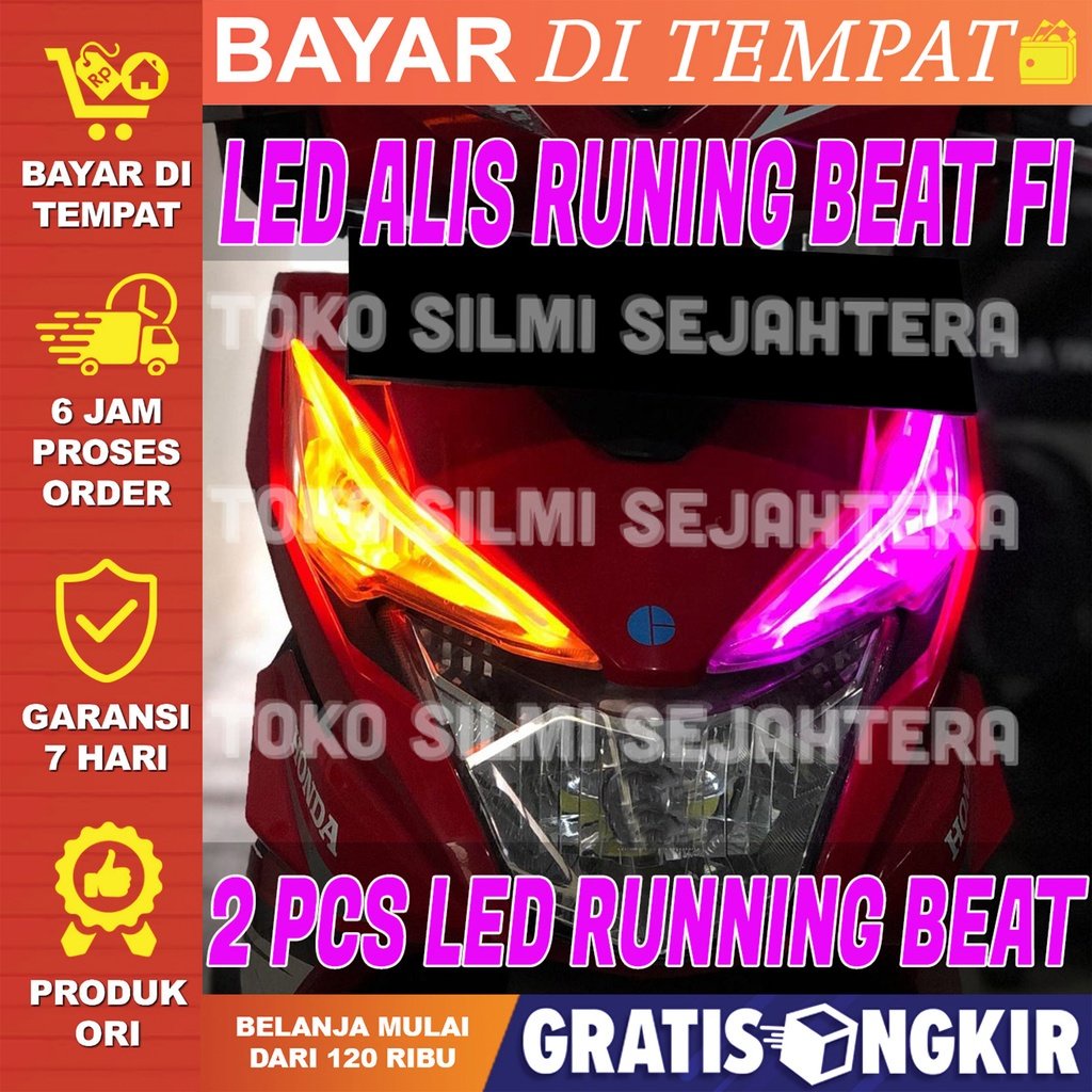Jual LED LAMPU ALIS RUNNING BEAT FI SEPASANG | Shopee Indonesia