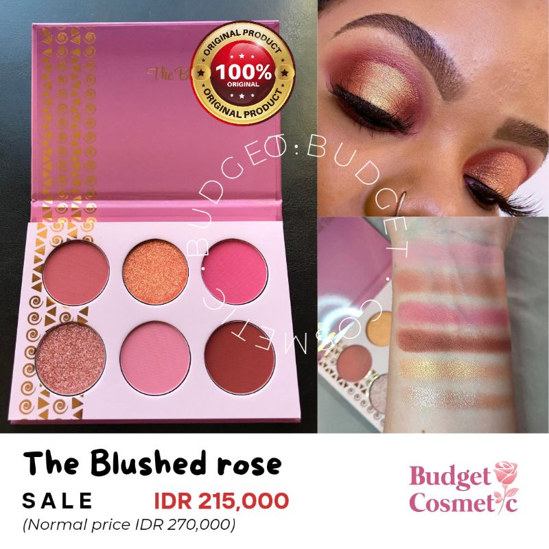 Jual eyeshadow JUVIA'S PLACE THE BLUSHED ROSE PALETTE JUVIAS Shopee Indonesia