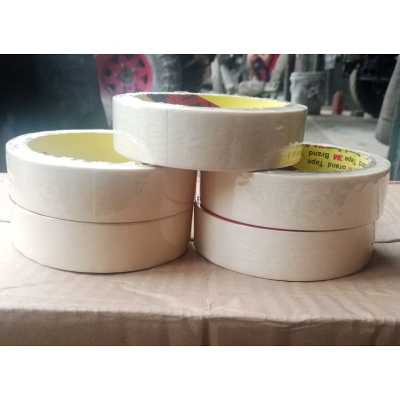 Jual Masking Tape 3m Lem Kertas 3m 1 Inch 24mm Isolasi Kertas Shopee Indonesia 6908