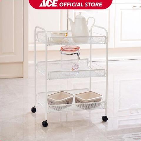 Jual Ace - Krishome Rak Troli Serbaguna 3 Tingkat - Putih | Shopee ...