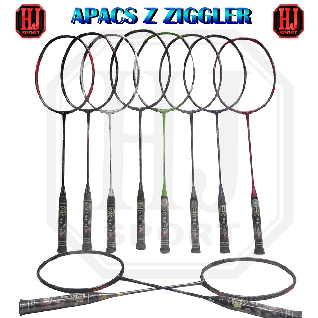 Jual Raket Badminton Original Apacs Z Ziggler 38lbs UK Grip Free