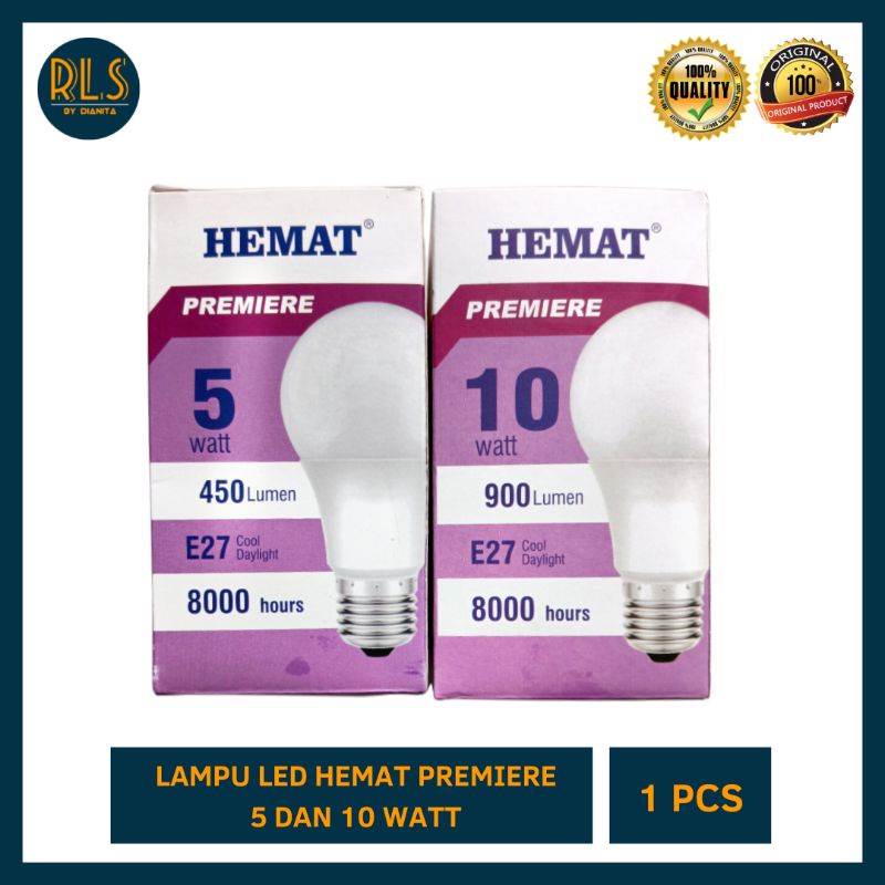 Jual Lampu LED Hemat Premiere 5 Watt, 10 Watt | Shopee Indonesia