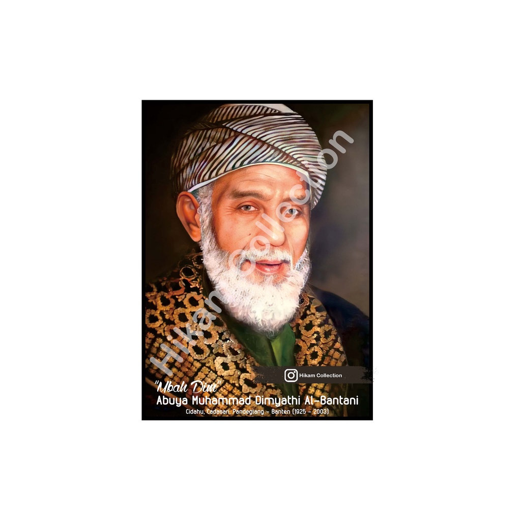 Jual POSTER_ABUYA DIMYATI CARINGIN-BANTEN UK.A3+ SUDAH DI LAMINATING ...