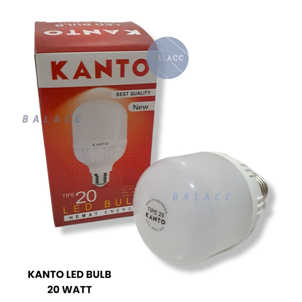 Jual Lampu Led 20 Watt Kanto Bulb Bohlam 20 Watt Capsule 20w Lampu Led