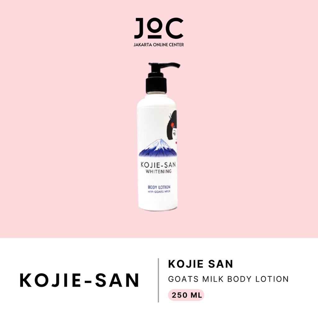 Jual Kojie San Whitening Body Lotion With Goats Milk 250ml BPOM