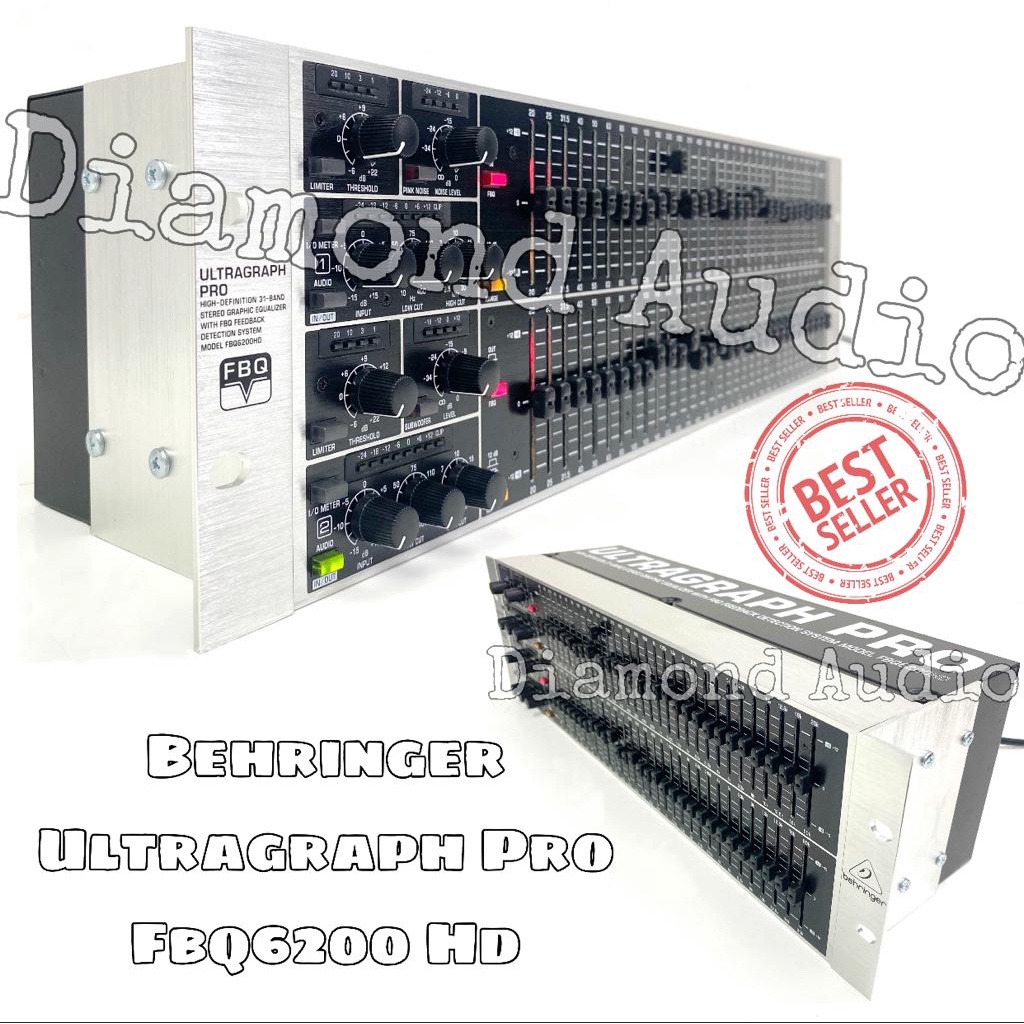 Jual Equalizer Behringer Fbq6200 Original 2x31Band Equaliser With