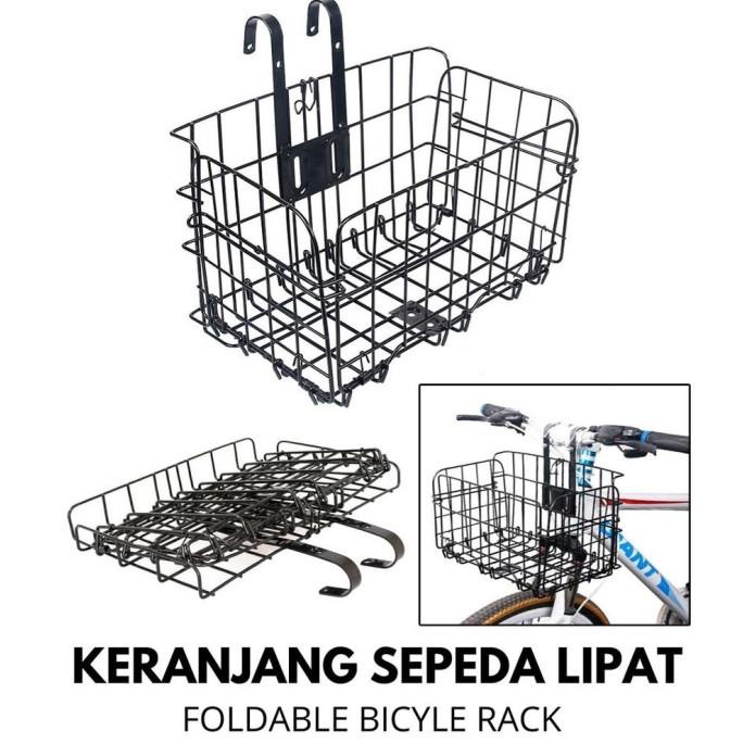 Jual KERANJANG SEPEDA LIPAT FOLDABLE BICYCLE RACK ERGT64616E | Shopee ...