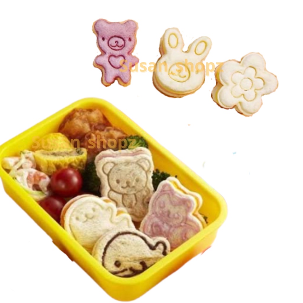 Jual Cetakan Roti Biskuit Aneka Bentuk Bento Kue | Shopee Indonesia