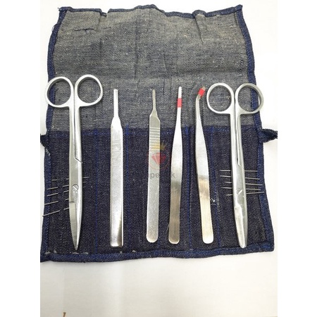 Jual PIN SET 6 PCS DISSECTING SET 6PCS ANATOMI SET ALAT BEDAH PISAU ...