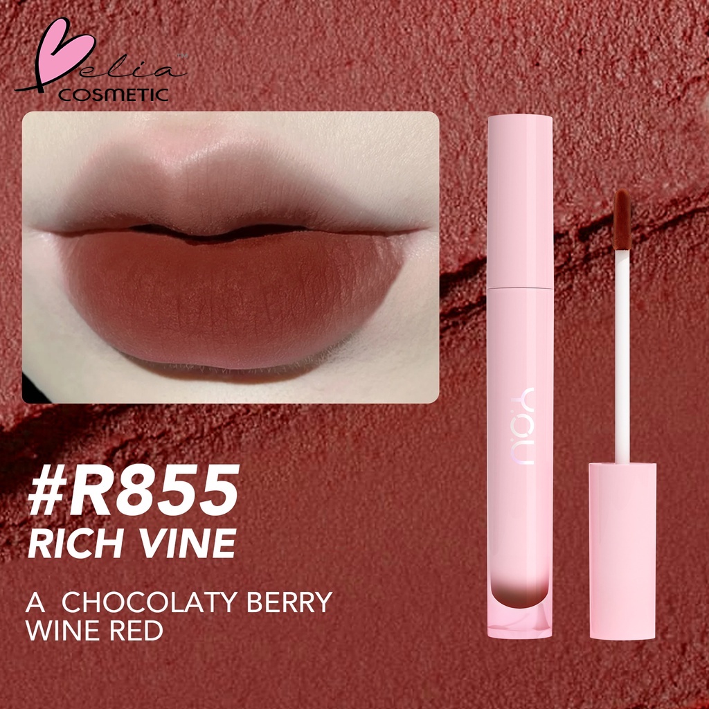 Jual BELIA YOU Simplicity Cotton Lip Clay Lip Stain Lipstick Lembut