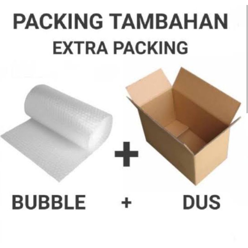 Jual EXTRA PACKING (BUBBLE WRAP/KARDUS+FRAGILE) Shopee Indonesia