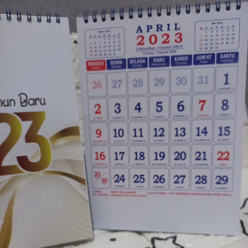 Jual Kalender Meja Kerja 2024 Shopee Indonesia 